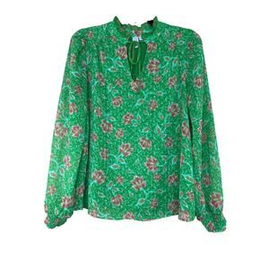JOIE Floral Cottagecore Romantic Whimscal FairyCore Shirt Size Small